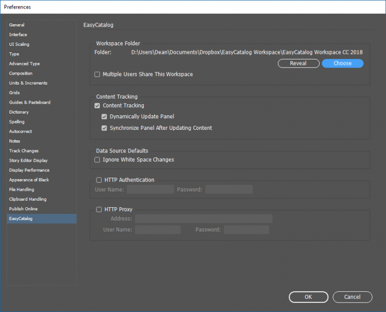 Managing EasyCatalog preferences Catalog Tips